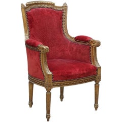 19th Century French Child's Bergere