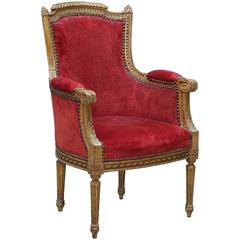 19th Century French Child's Bergere 7
