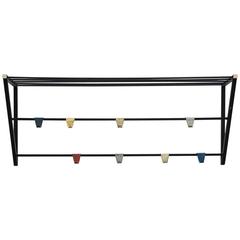 Small Coen de Vries Style Wall Mount Coat Rack