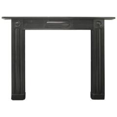 Antique Georgian Black Marble Fireplace Surround 8