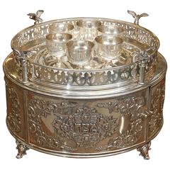 Silver Seder Plate from Hungary 8