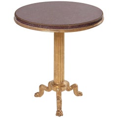 Striking and Unusual Italian Giltwood and Ormolu Center Table