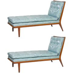 Pair of T. H. Robsjohn-Gibbings Chaises Model 1708, for Widdicomb 6