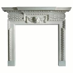 18th Century Reproduction Palladian Mantel in Bath Stone