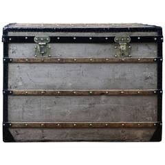 1870s Louis Vuitton Trianon Canvas Steamer Trunk