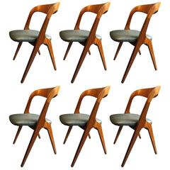 Set of Six Vamo Sonderborg Dining Chairs