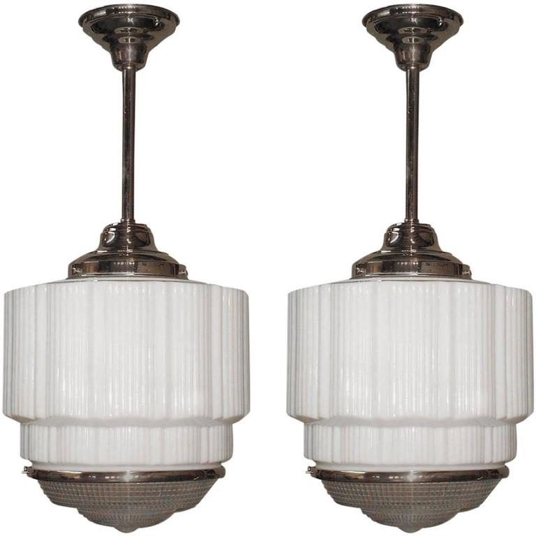 Large Bank Lobby Ceiling Fixture, circa 1925 For Sale at 1stdibs