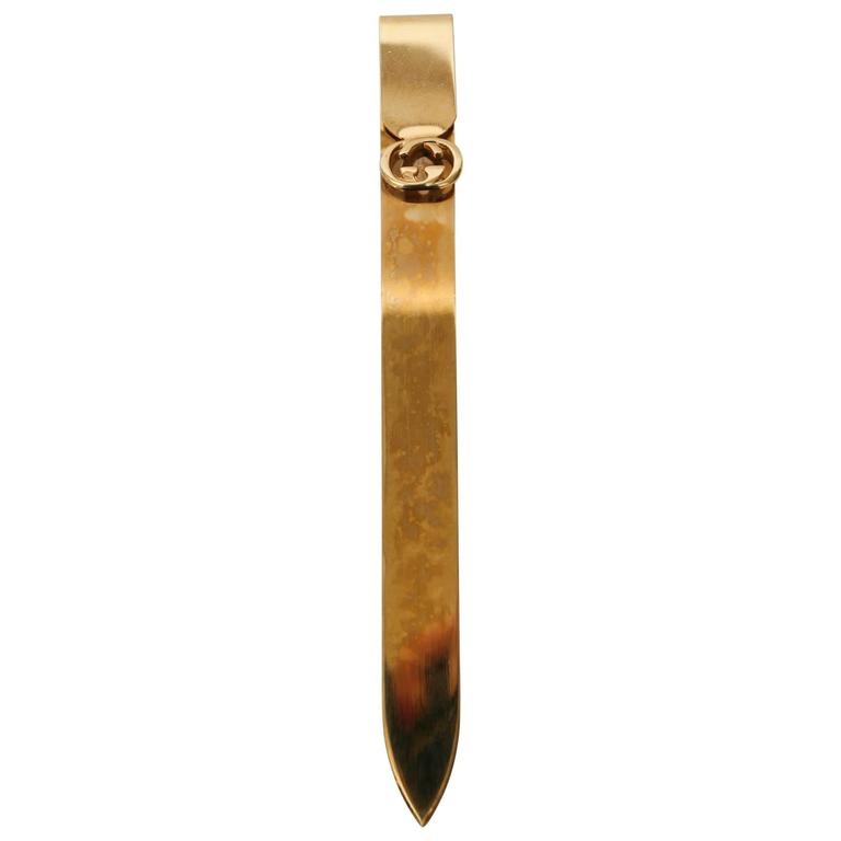 Vintage Red Italian Leather Desk Accessories For At 1stdibs Gucci Gold Plated Vintage Letter Opener With Red Leather Case Desk Accessory