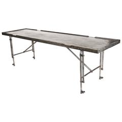 Folding Steel Ship's Dining Table