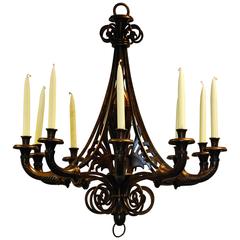 Antique Gorgeous Napoleon Style Chandelier from France, circa 1810