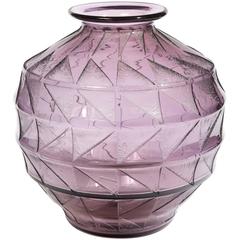 Important Vase by Daum, circa 1930 Important Vase by Daum, circa 1930