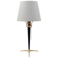 Mid-Century Brass and Metal Table Lamp in the Manner of J.T. Kalmar 10