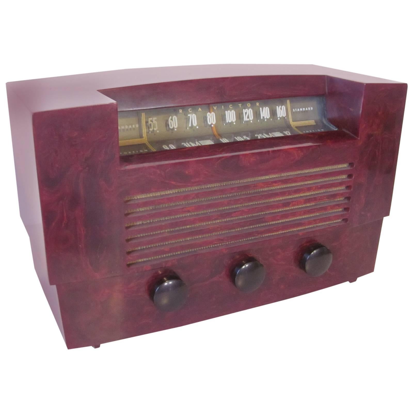 RCA Marbleized Catalin Radio Model 66X8