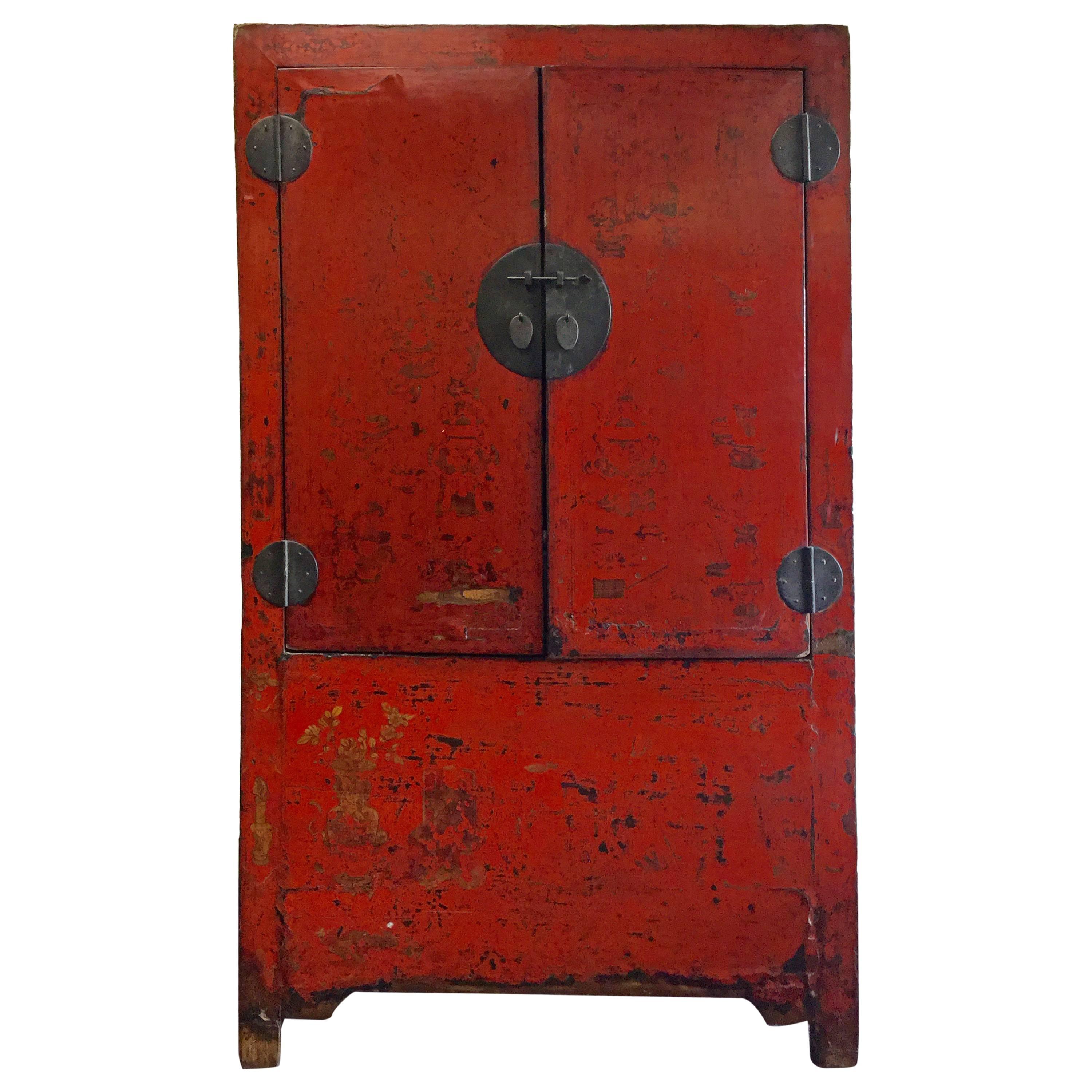 Early 19th Century Chinese Wedding Cabinet For Sale