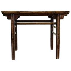 Chinese Wine Table Cypress Wood, 19th Century