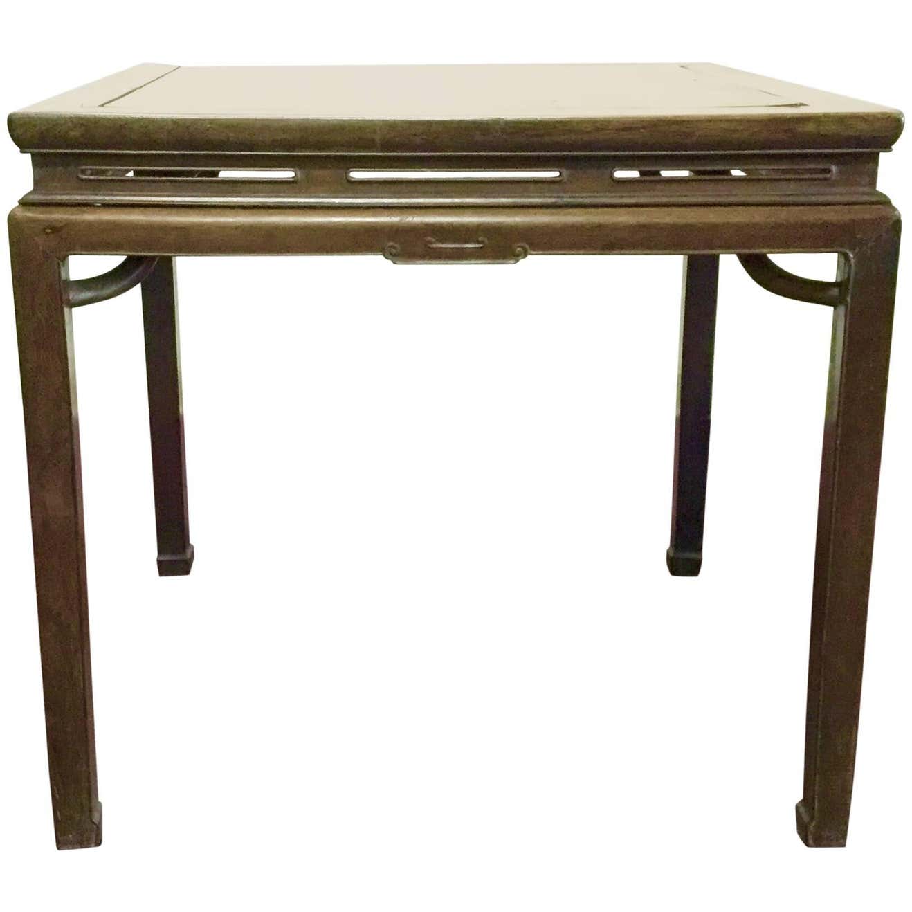 Elegant 19th Century Chinese Ming Style Game Table at 1stDibs
