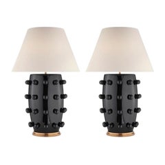 Wonderful Pair Kelly Wearstler Visual Comfort Signature Linden Large Table Lamps