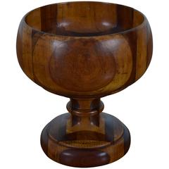 Arts and Crafts Mixed Woods Vessel or Tazza, First Quarter of the 20th Century 10