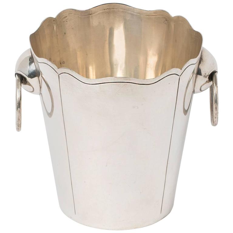 Sterling Ice Bucket at 1stDibs