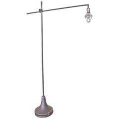 Stehleuchte Caged Edison Bulb Reading Vintage Industrial Cast Iron Task Light