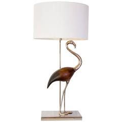 Vintage Flamingo Table Lamp