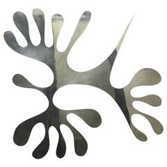 Amazing Abstract Modern Wall-Mounted Sculpture by California Sculptor Bruce Gray