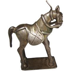 Indian Silver Horse Figure