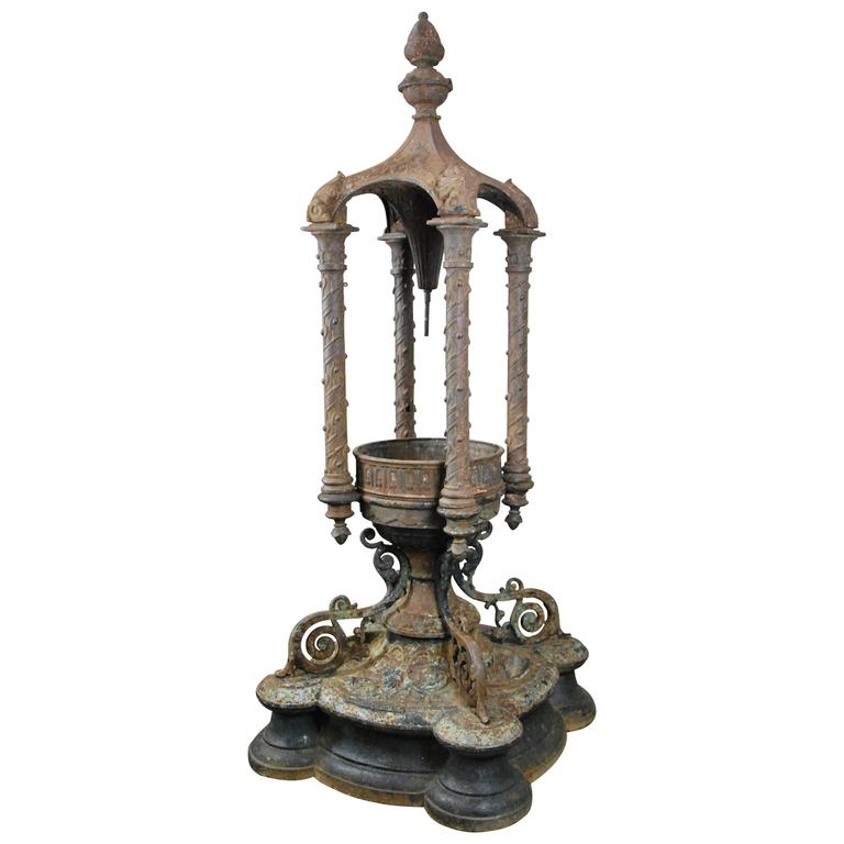 19th Century Cast Iron Outdoor Fountain By J L Mott Nyc For 19th Century Cast Iron Outdoor Fountain By J L Mott Nyc For