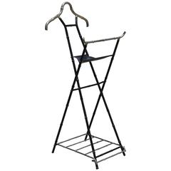 Jacques Adnet Style Faux Bamboo Valet 4