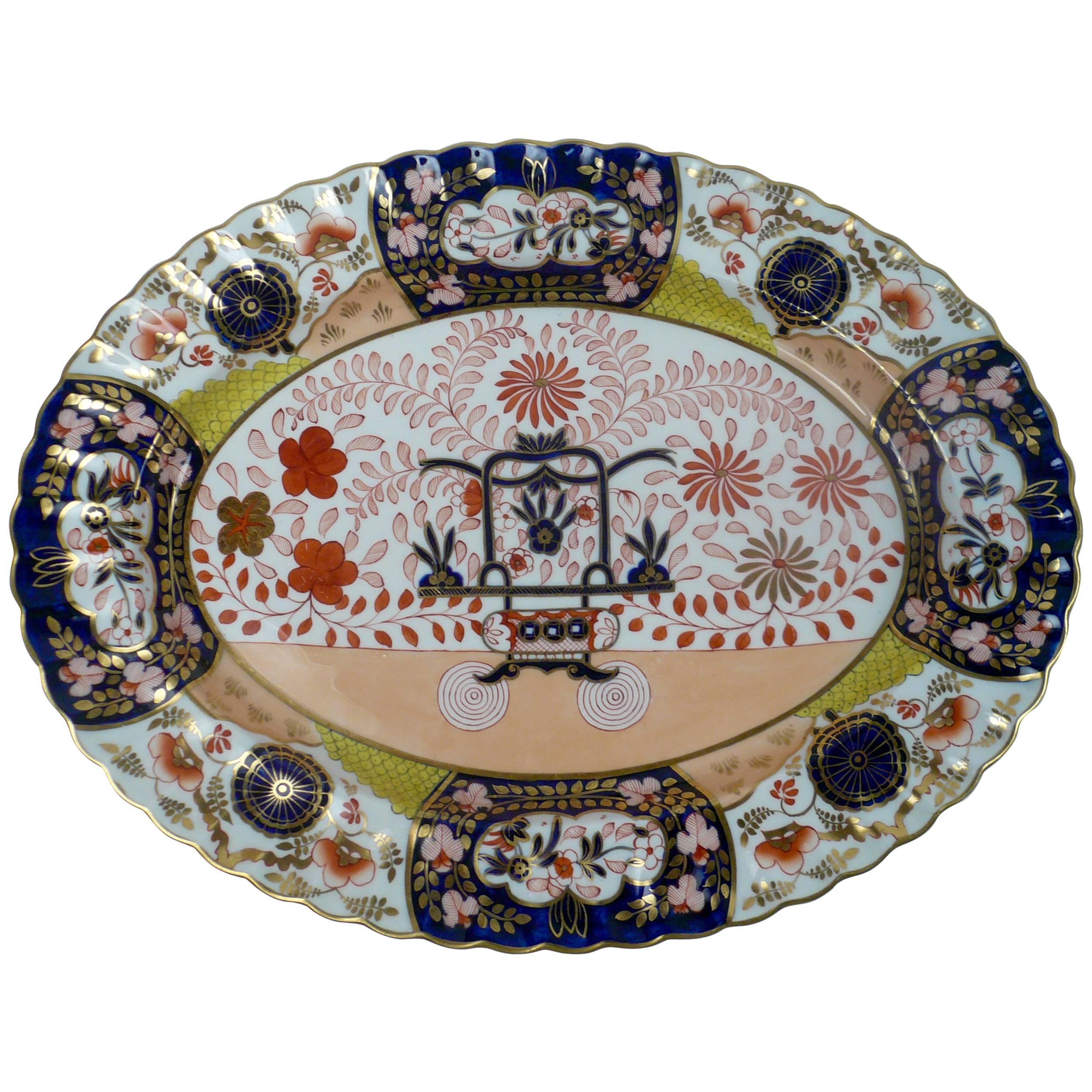 Mid-19th Century Copeland Imari Pattern Porcelain Platter