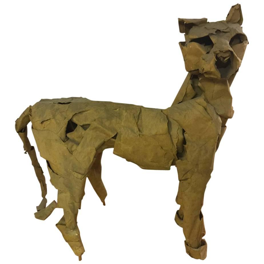 Unique Dieter Finke Panther Sculpture "Der HöLlenhund" For Sale