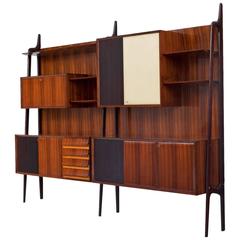 Italian Wall Console in Rosewood for Dassi Milano