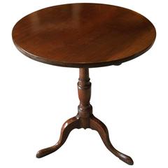 Antique Victorian Tilt-Top Table Tripod Mahogany 19th Century Centre