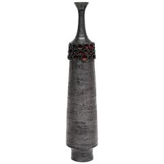 Perignem Large Ceramic Vase, Belgium, 1970