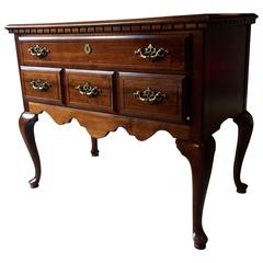Antique Style Side Table Mahogany Low Boy Chest