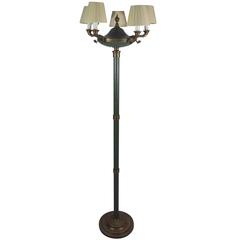Early 20th Century, Floor Lamp, Five Lights, Brass and Bronze Details
