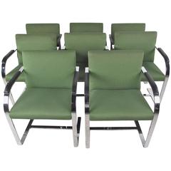 Set of Mid-Century Modern Brno Chairs by Mies van der Rohe