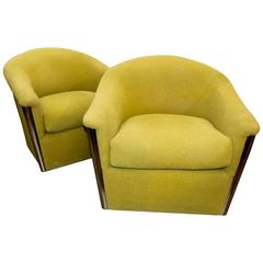 Fabulous Pair of Chartreuse Designed by Sally Sirkin Lewis for J Robert Scott