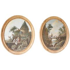 Pair of 18th Century Engravings by Pillement