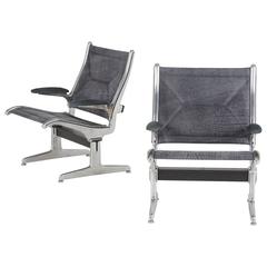 Tandem Sling by Eames for Herman Miller, Restored in Edelman Leathers 5