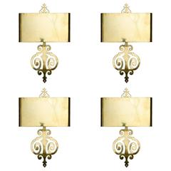 Set of Four Sconces by Maison Charles 2