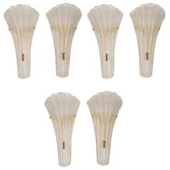 Set of Six Sconces in Murano Glass 3