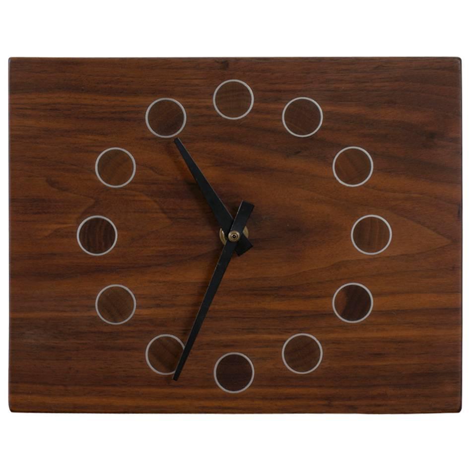Vintage Mid-Century Wood Clock