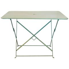Vintage French Folding Garden Table