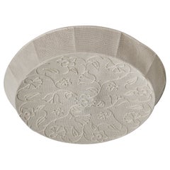 Swedish Designer, Flush Mount, Fabric, Sweden, 1960s