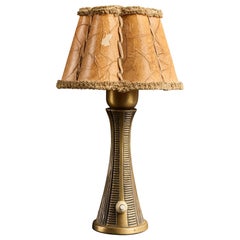 ASEA, Tischlampe, Messing, Pergamentpapier, Schweden, 1950er Jahre
