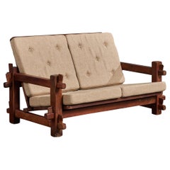 Divano di design argentino, Wood, Fabrice, Argentina, anni '1970