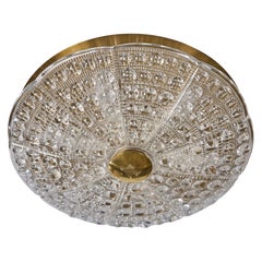 Carl Fagerlund, Lampada da incasso, Ottone, Vetro, Svezia, anni '1950