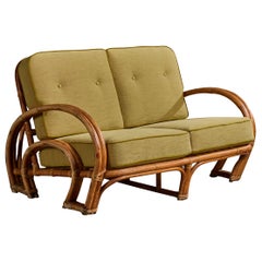 Kane Kraft, Sofa, Bamboo, Rattan, Fabric, Philippines, 1950s