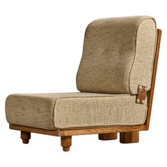 Guillerme & Chambron, Sedia da salotto, Oak, Fabrice, Francia, anni '1960